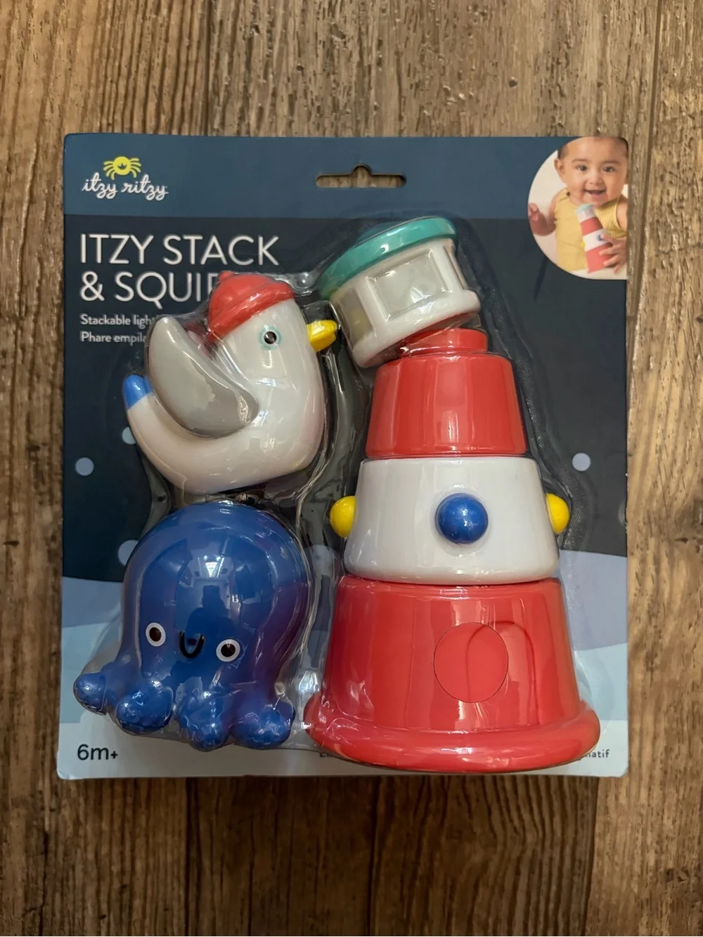 Itzy Ritzy Itzy Stack & Squirt Bath Toy